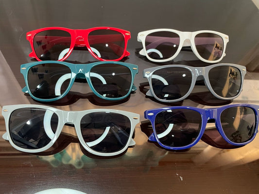 Paquete 10 Pzs Lentes De Sol Retro De Colores Retro Surtido